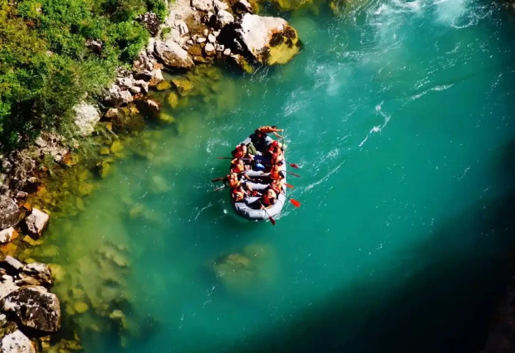 Rafting en el Cañón de Tara, Montenegro